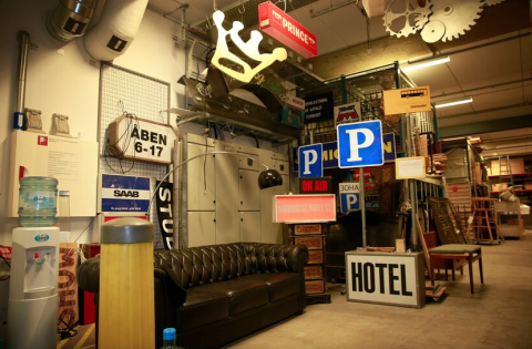 Rekvisitter fra lageret